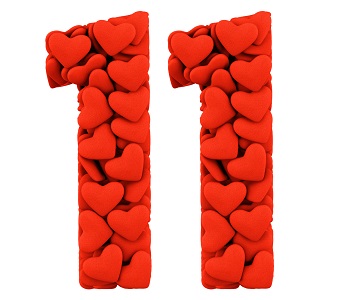 Numerologia do amor – Número 11: Um amor que melhora com o tempo