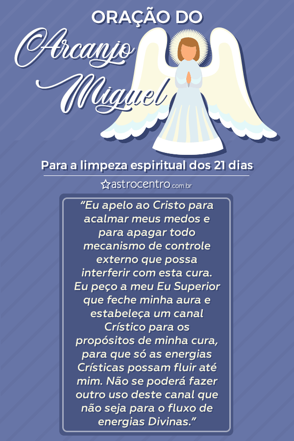 Limpeza espiritual dos 21 dias do Arcanjo Miguel 