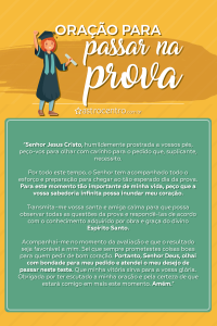 Oração para passar na prova | Rezas poderosas para evitar o branco.