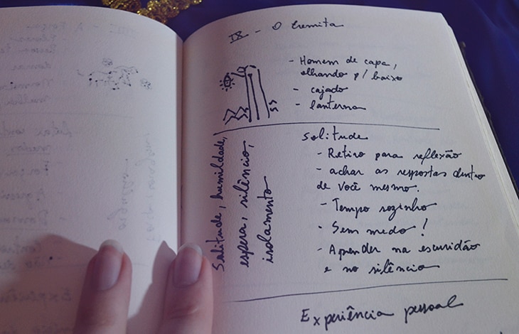 como fazer um baralho de tarot - estudo