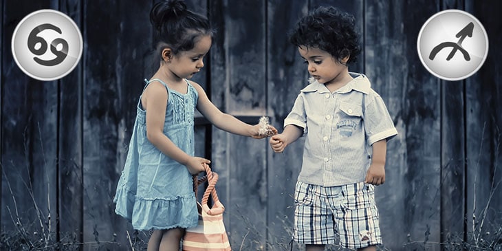 sagitário e câncer