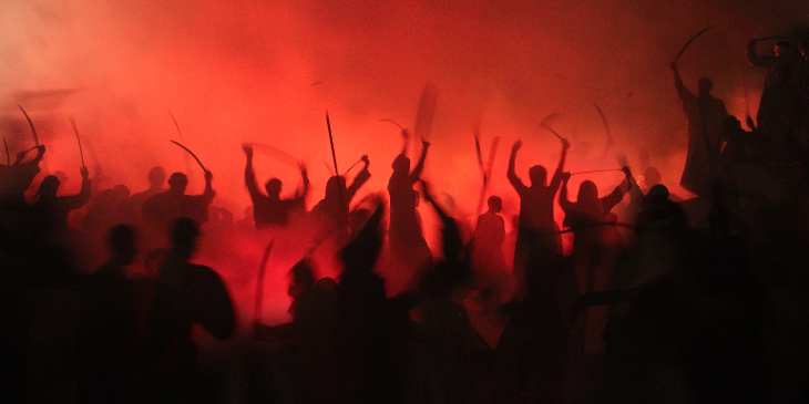 sonhar com violência