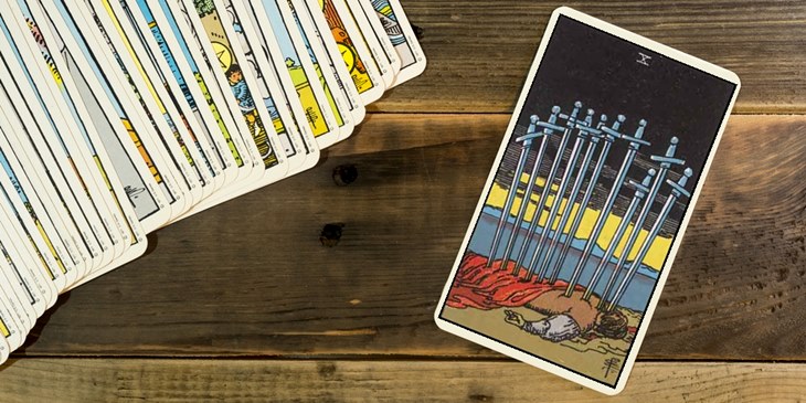 Dez de Espadas no Tarot – Traições e fim de ciclos