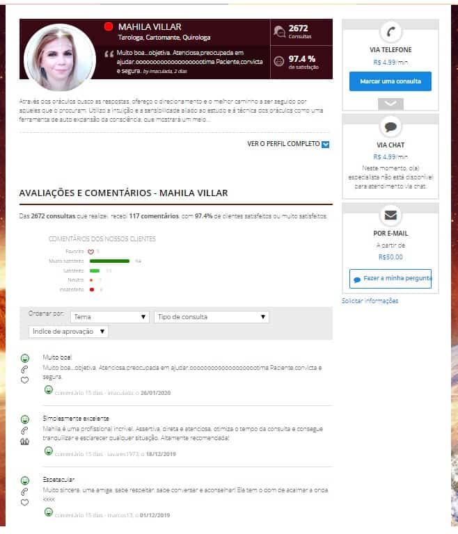 cartomancia pós-paga