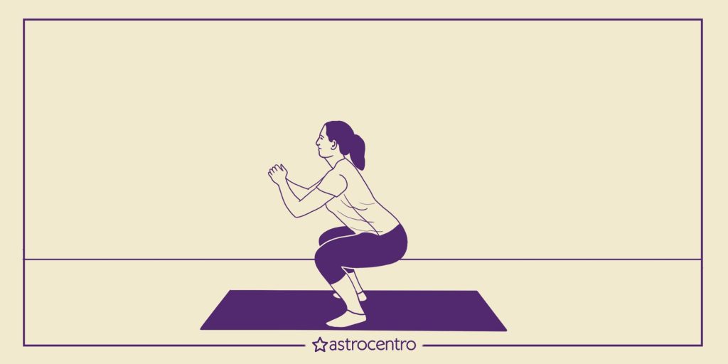 Agachamento yoga
