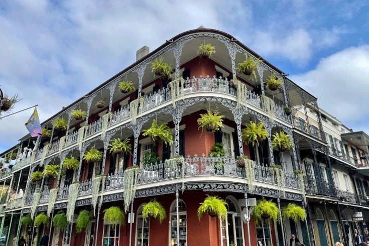 Imagem da casa atribuída como residência de Marie Laveau