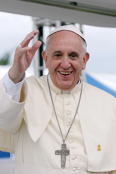 Imagem do queridíssimo Papa Francisco: latino, humilde e franciscano
