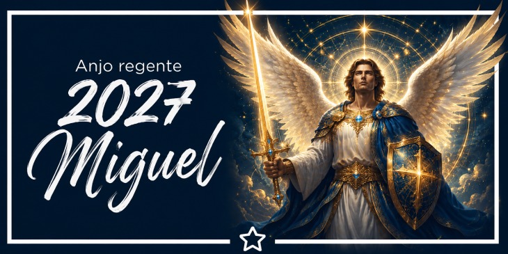 Miguel é o Anjo Regente de 2027 e chega para iluminar o novo ciclo